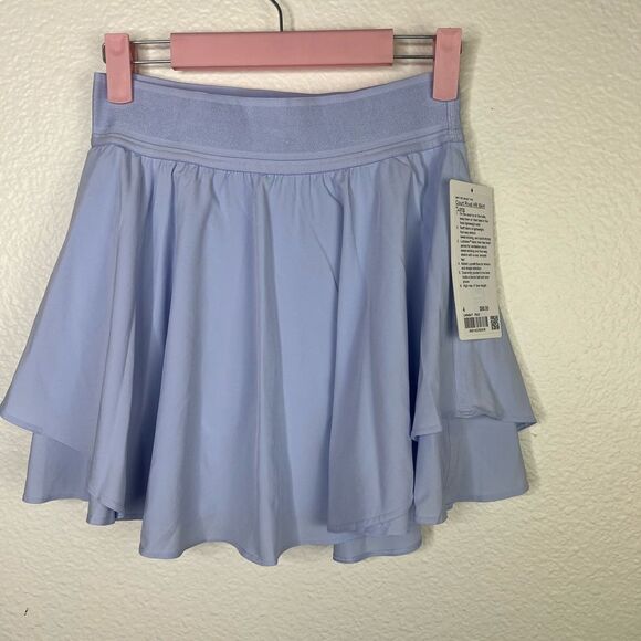Lululemon Court Rival High-Rise Skirt *Long pastel blue size 4 - Picture 3 of 7